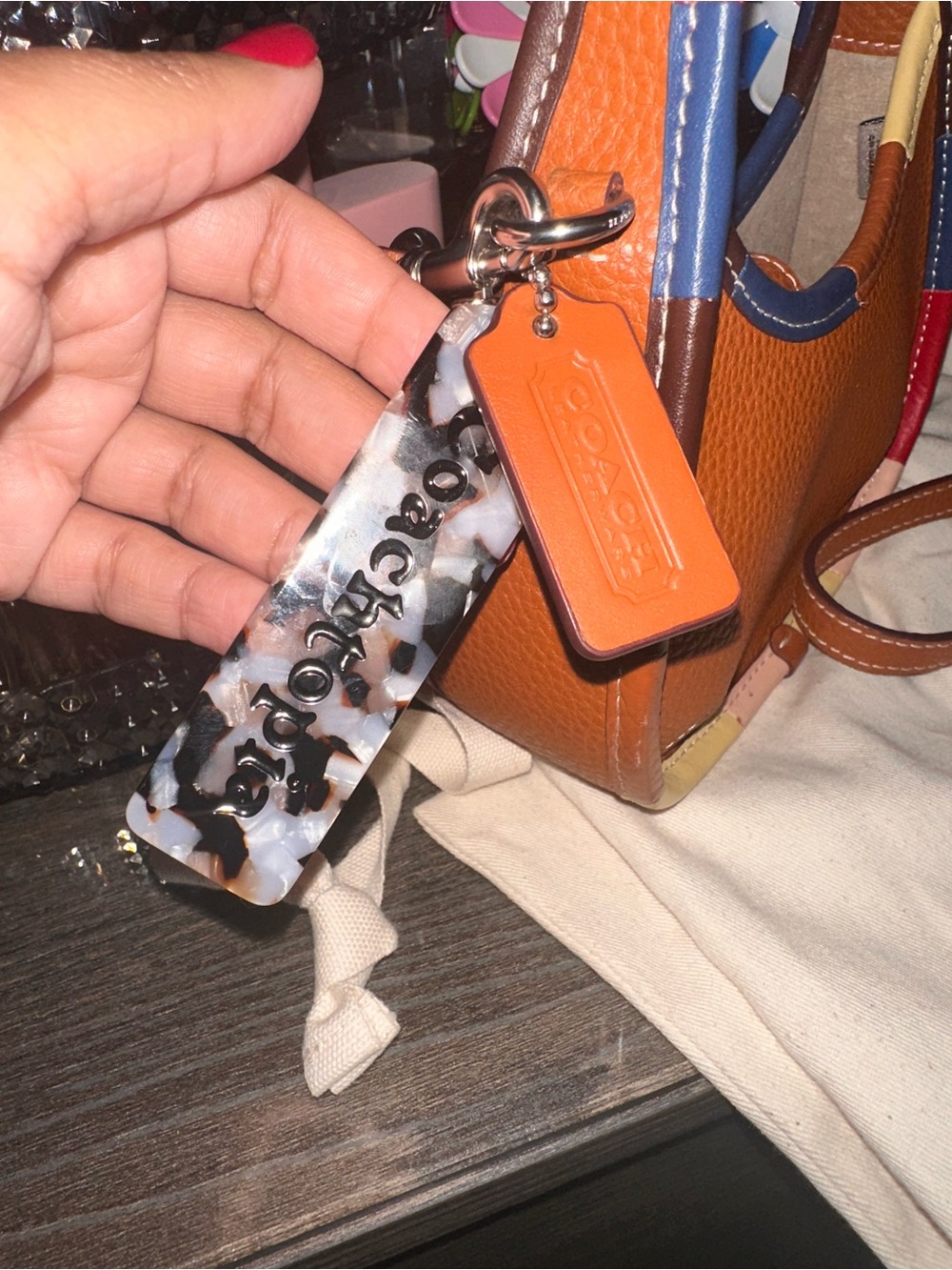 COACHTOPIA MINI ERGO BAG WITH CROSSBODY STRAP, Burnished Amber Multi- Sold Out - Picture 9 of 17